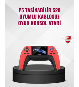 P5 Retro Gamepad 520 Oyunlu Taşınabilir Oyun Konsolu