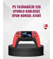 P5 Retro Gamepad 520 Oyunlu Taşınabilir Oyun Konsolu