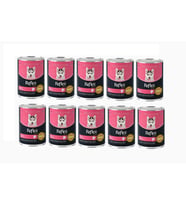 Reflex Plus Pate İçinde Et Parçacıklı Yavru Köpek Maması 395 Gr*10 Adet