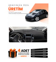 OPEL ASTRA J (2009-2020) Uyumlu Torpido Koruma Örtüsü Oto Kılıfı - Siyah