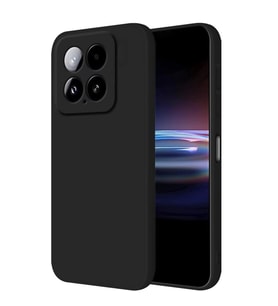 Xiaomi Mi 14t Pro Kılıf Nano İçi Kadife Silikon - Siyah