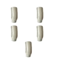 Omeyva Renkli Sert Mika Plastik Kristal Bardak - Gümüş Gri - 6 Oz / 180 CC - 125 Adet