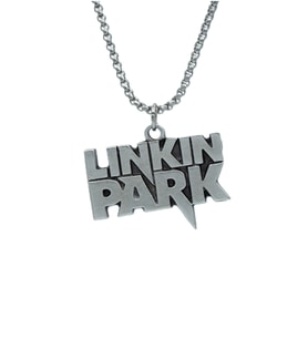 Linkin Park Örme Zincir Kolye - Gümüş Kaplama - Erkek Kadın Kolye - No:1535