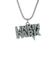 Linkin Park Örme Zincir Kolye - Gümüş Kaplama - Erkek Kadın Kolye - No:1535