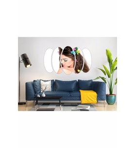 KADIN SAÇ MODELİ KUAFÖR MDF TABLO-1011