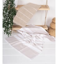 %100 Pamuk 2'Li 50x70 cm Mutfak Havlu & Havlu Seti Saphir (06)