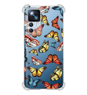 PrintiFy Xiaomi Mi 12T Uyumlu Water Color 2 Baskılı Şeffaf Köşe Korumalı Antişok Kılıf