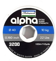 Shakespeare Alpha Black 100 mt. Misina 0,50 mm (Siyah)