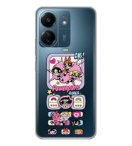 Xiaomi Redmi 13C Uyumlu Powerpuff Girls Tasarımlı Şeffaf Telefon Kılıfı