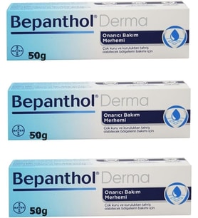 Onarıcı Bakım Merhemi 50Gr X 3 L Çok Kuru Ciltler İçin Yoğun Nemlendirici Merhem