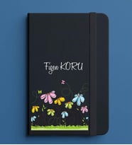 Kişiye Özel 13x21 Siyah Defter-5