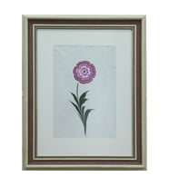 e38 EL İŞÇİLİĞİ YONCA YAPRAĞI EBRU TABLO 55*44 CM-6466