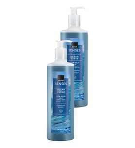 Avon Senses Ocean Surge Nane ve Deniz Kokulu Saç ve Vücut için Erkek Duş Jeli 720 Ml. İkili Set