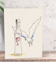 BK Gift Rakı Tasarımlı Dekoratif Mini Kanvas Tablo 15x20cm-9