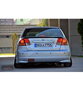Honda Civic Uyumlu Vtec 2 İnce Spoiler (Fiber) (Renksiz)