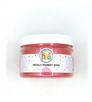 METALİK SEDEFLİ PİGMENT TOZ BOYA PEMBE RENK 50 GR