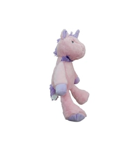 Sevimli Boynuzlu Peluş At 42 cm Oyuncak Uyku Arkadaşım (Çok Renkli)