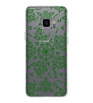 Samsung Galaxy S9 Kapak Nostalji Desen Tasarımlı Şeffaf Silikon Kılıf