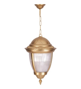 AVONNI BFE-68053-BSA Sarı Boyalı Dış Mekan Aydınlatma E27 Aluminyum Döküm Dip Polikarbon Cam 25cm