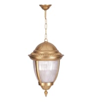 AVONNI BFE-68053-BSA Sarı Boyalı Dış Mekan Aydınlatma E27 Aluminyum Döküm Dip Polikarbon Cam 25cm