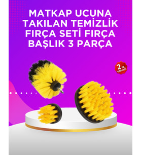 Matkap Ucu Temizlik Fırçası Seti Banyo Fayans Zemin İçin