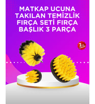 Matkap Ucu Temizlik Fırçası Seti Banyo Fayans Zemin İçin