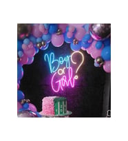 Boy or Girl? Yazılı Neon Tabela