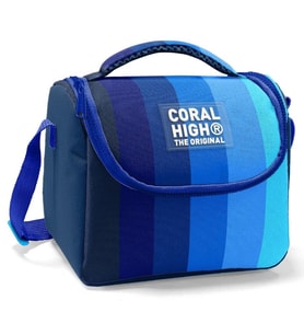 Coral High Beslenme Çantası 22795, Erkek Çocuk, Lacivert Mavi Renk Geçişli Çizgili, Isı Yalıtımlı (Çok Renkli)
