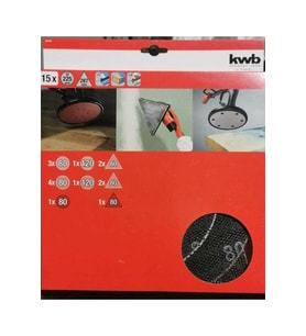 Kwb 491065 Duvar Zımpara Kağıdı 225 MM 15li Paket