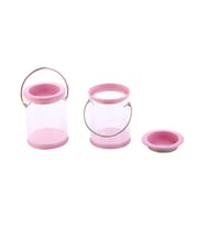 20 Adet Kova metal kapaklı pembe p1-