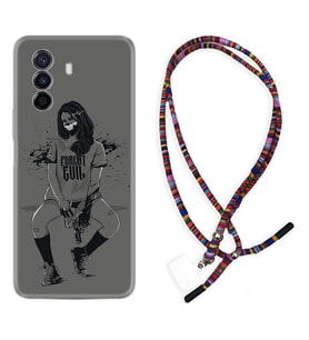 Huawei Nova Y70 Y90 Nova 9 SE  Kılıf Boyun Asklı Rasta Silikon Purest Evil 1627