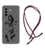 Huawei Nova Y70 Y90 Nova 9 SE  Kılıf Boyun Asklı Rasta Silikon Purest Evil 1627