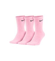 Nike Unisex Pembe Spor - Kolej Çorap Seti - 3'lü