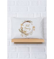 Pia Baby Premium %100 Pamuk İsme Özel Kız Bebek Yastık Kılıfı 35*45 cm 5087-12