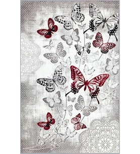 Eliana Home Baskılı, Yıkanabilir Kaymaz Taban Çocuk Halısı LNA4070 100x150 cm (Gri)