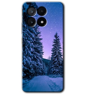 Poco x6 Pro Kılıf HD Desen Baskılı Kılıf - Kış Manzarası