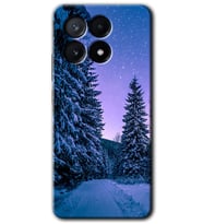 Poco x6 Pro Kılıf HD Desen Baskılı Kılıf - Kış Manzarası
