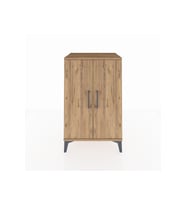 Hyperion Komodin 2 Raflı 2 Kapaklı 60x44x96 Çam-Çam