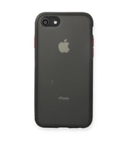 Apple İphone 7 Kılıf Montreal Silikon Kapak - Siyah