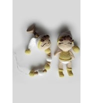 Şapkalı Uykucu Bebek Yeni Doğan Seti Amigurumi Organik Oyuncak