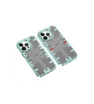 İphone 14 Mekanik Bumper Kapak - Yeşil