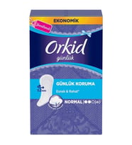 Orkid Günlük Ped Normal Eko 40 Lı Parfümsüz Mor Paket