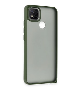 Newface Xiaomi Redmi 9C Kılıf Elegant Kapak - Yeşil