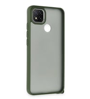 Newface Xiaomi Redmi 9C Kılıf Elegant Kapak - Yeşil