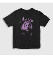 Presmono Unisex Çocuk Siyah Different Kind Of Human Aurora T-Shirt 537257tt