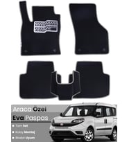 FİAT DOBLO (2010-2022) Uyumlu EVA Paspas Tam Set–Araca Özel,Su Geçirmez,Kolay Montaj