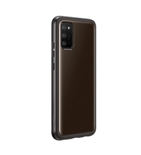 Galaxy A02s ile Uyumlu Yumuşak Kılıf Siyah EFQA025TBEGWW
