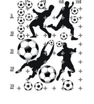 Yenilebilir Şeker Kağıt Futbol Futbolcu Temalı Pasta Süsleme