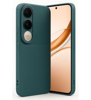 V50 Lite 4G Auto Focus Karbon Kapak - Koyu Yeşil