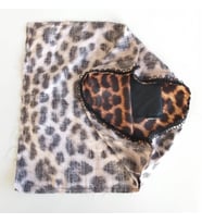 Angel Çanta Aksesuar Fermuarsız 38X38 Cm Dikilmiş Astar Leopar